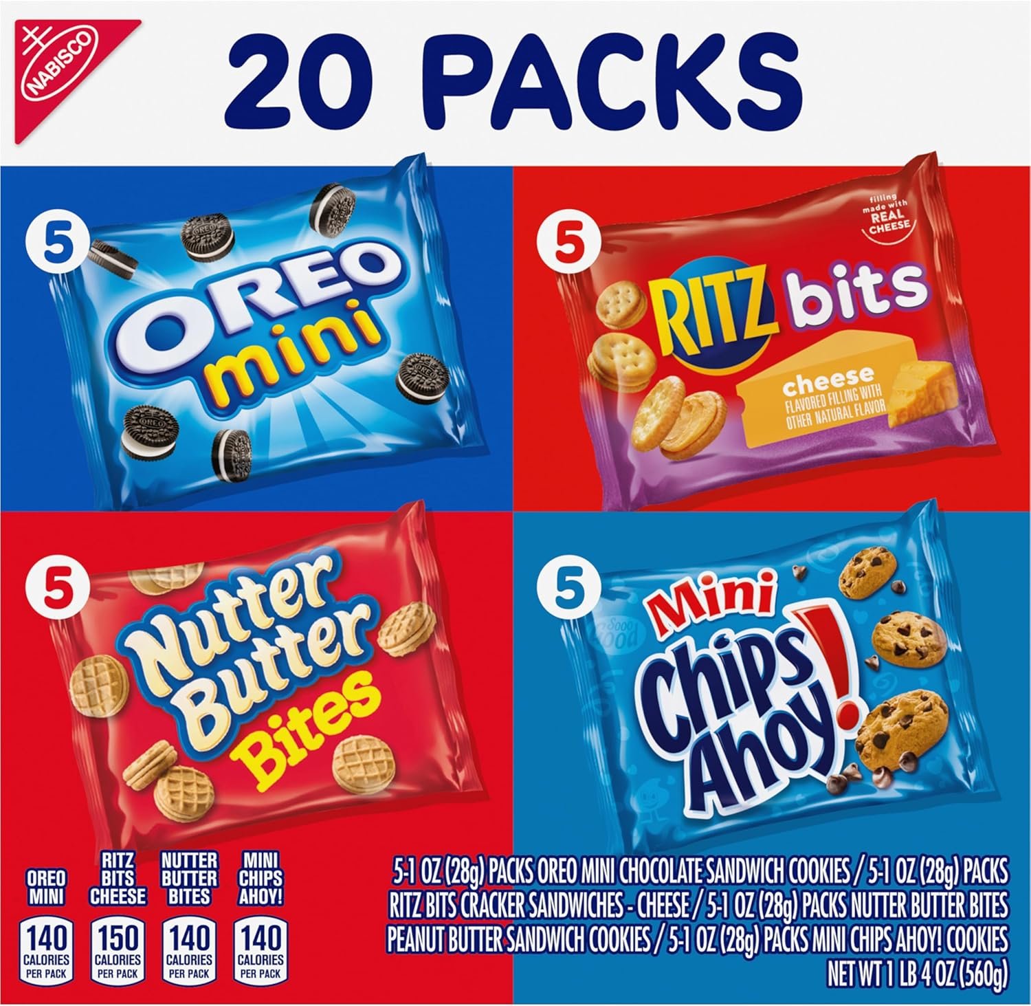 Nabisco Classic Cookie and Cracker Mix (20-Count Box) - Image 5